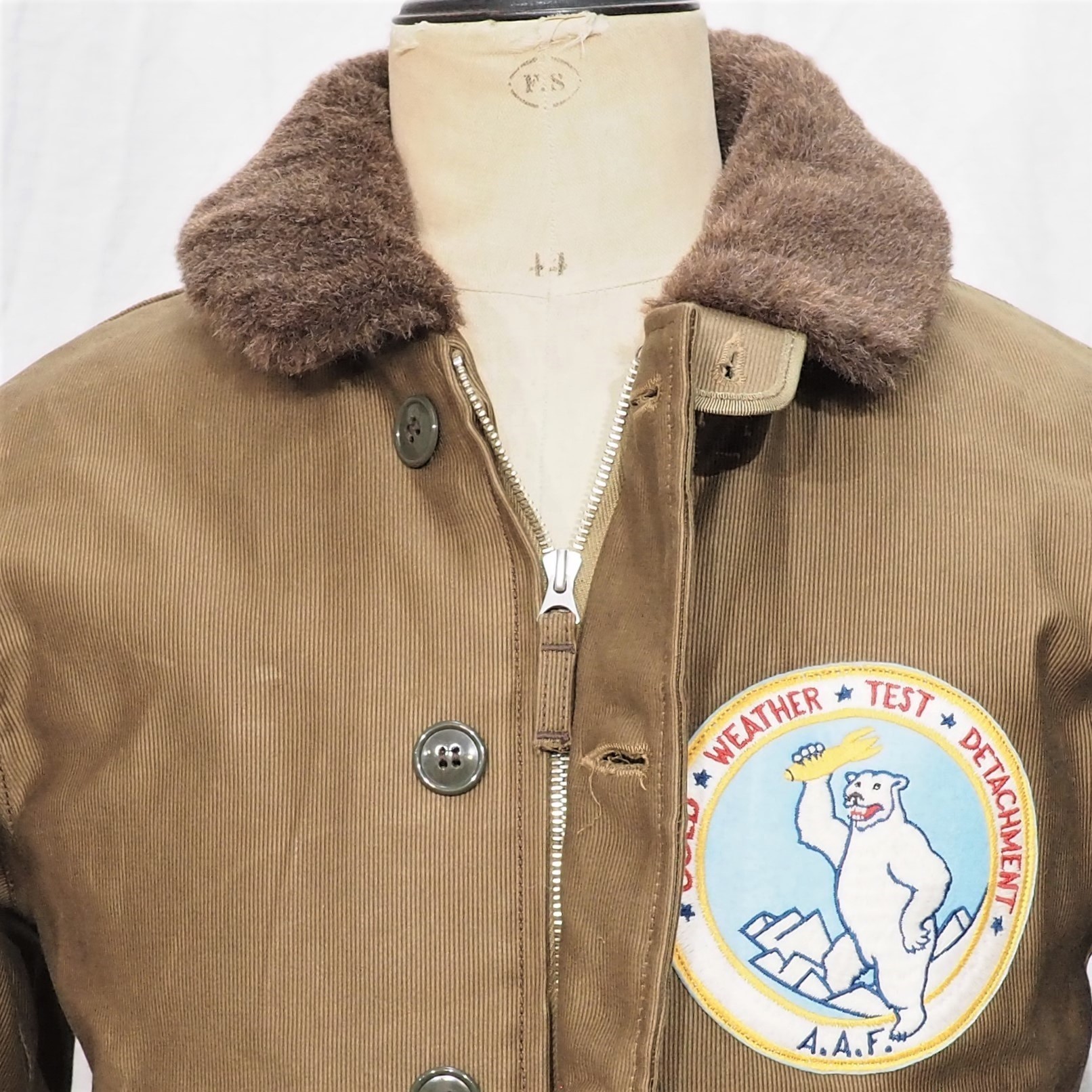 フリーホイーラーズ TYPE N-1 デッキ ジャケット ”U.S.ARMY CWTD