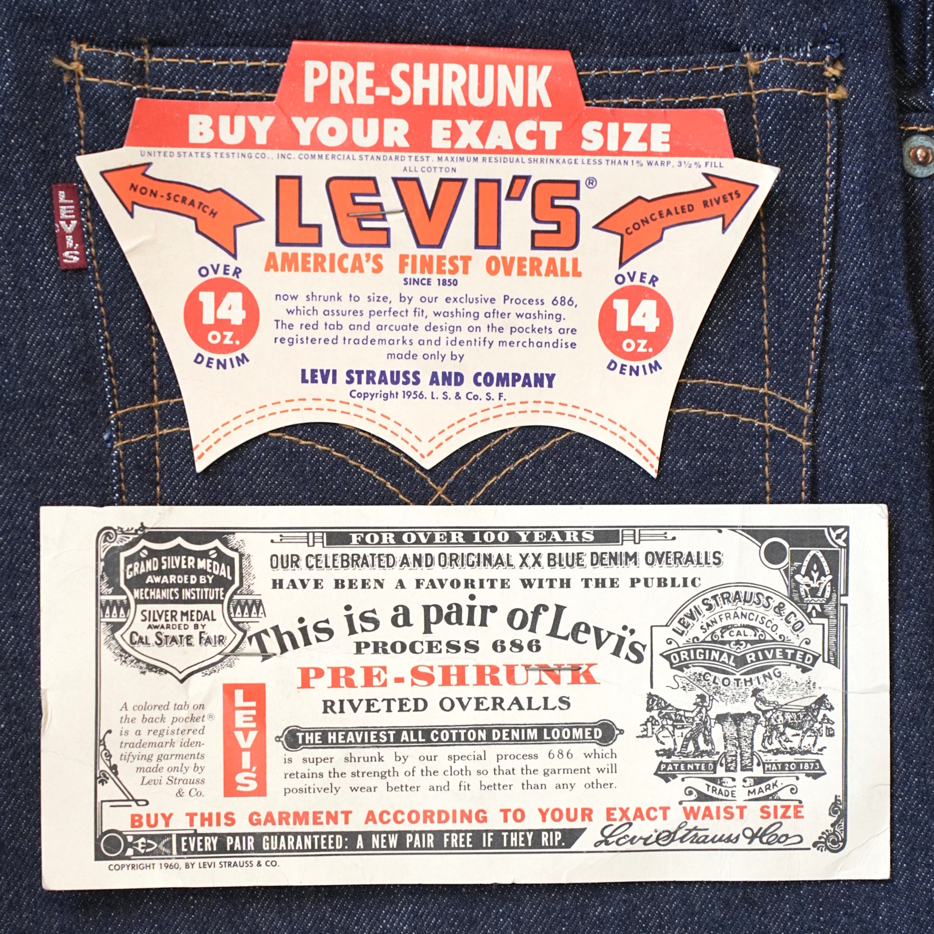 1970's Deadstock Lee200-0041 & Lee-220-1216 – nest clothing